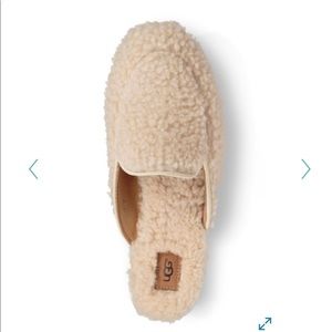 UGG Cream Shearling Mule Clog
